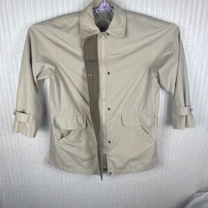 London Fog Limited Edition Men's Jacket Beige Timeless Appeal Snap Front Size M